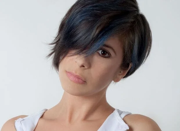 Highlighted Side Bangs korean