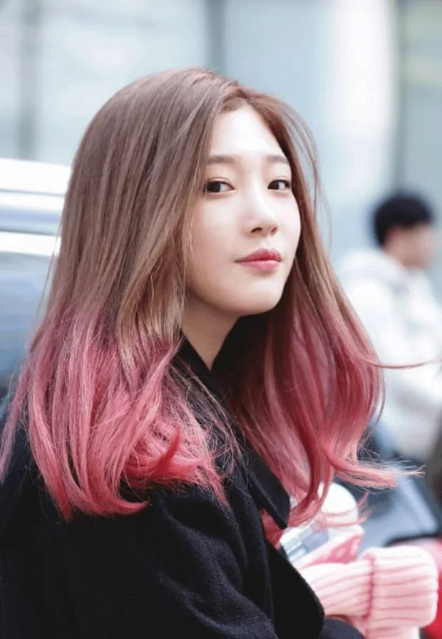 Rose Gold with Dark Roots korea