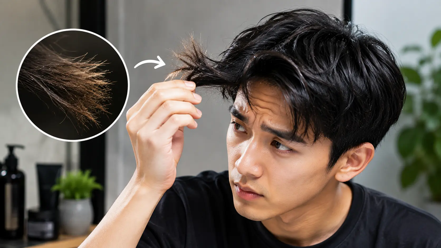 Cara Mengatasi Rambut Bercabang Pada Pria