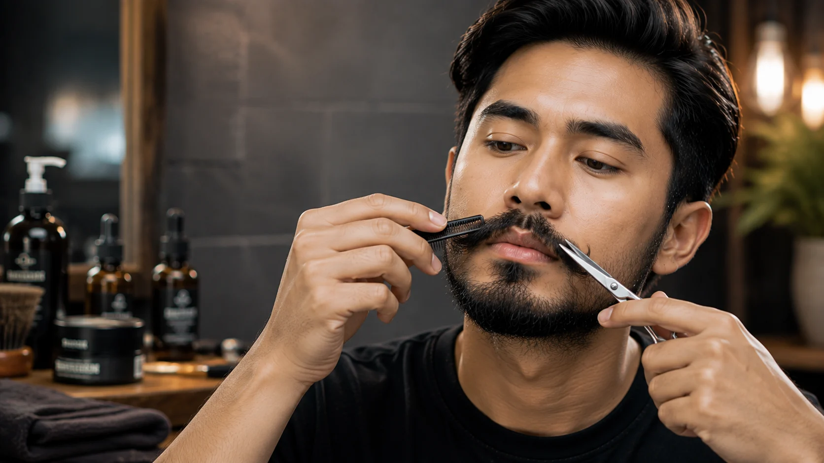 Cara Merapikan Kumis