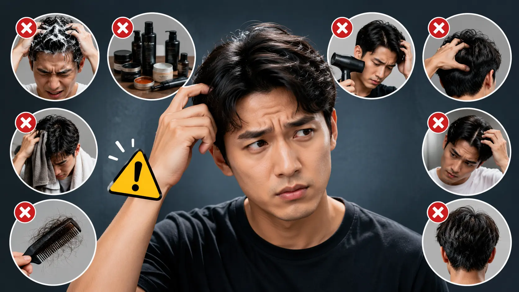 Kesalahan Merawat Rambut Pria Yang Sering Dilakukan