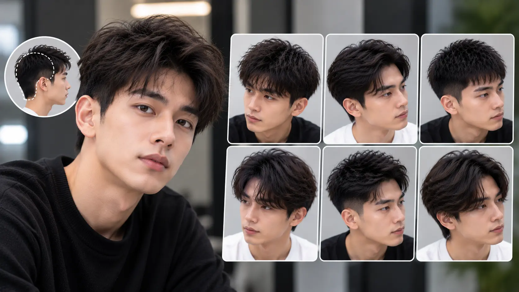Model Rambut Untuk Kepala Kecil Pria
